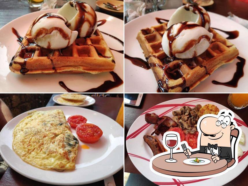 Food at Cafe Orange Boom