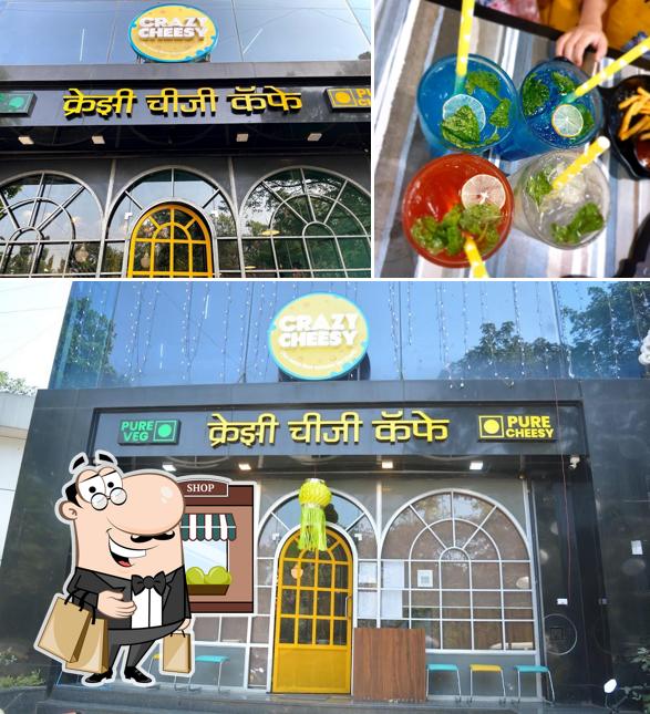The exterior of Crazy Cheesy Cafe - Sinhgad Road