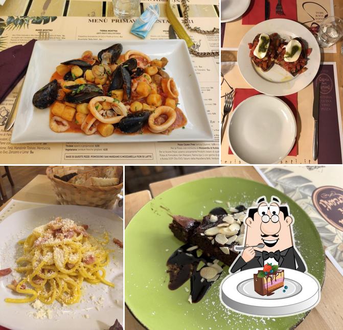 Torta al cioccolato al Osteria dei Mercanti