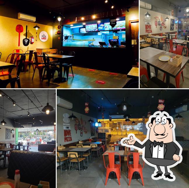 The interior of Pizza Hut Sector 125, Kharar