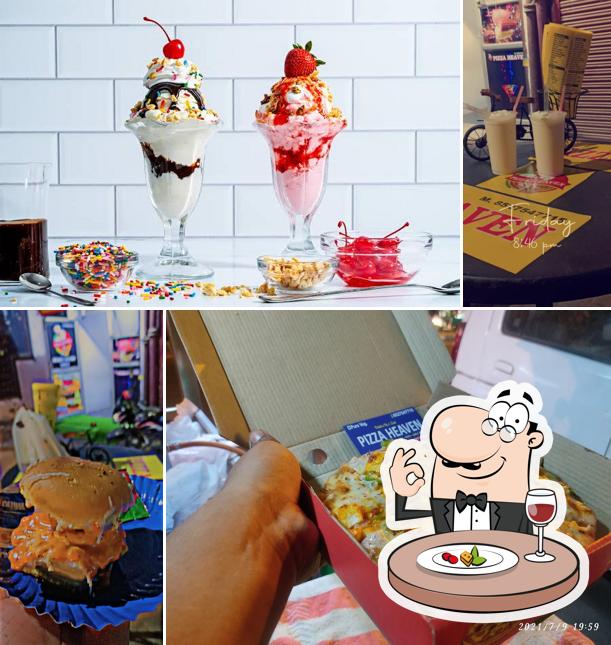 Food at Pizza Heaven