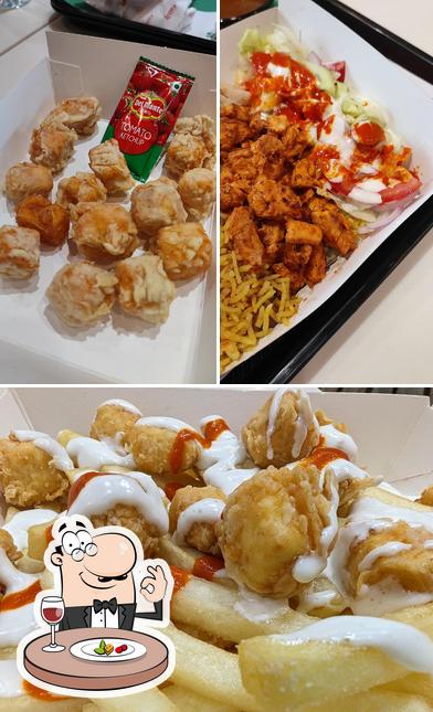 Food at Leon's Burgers & Wings Hitech City