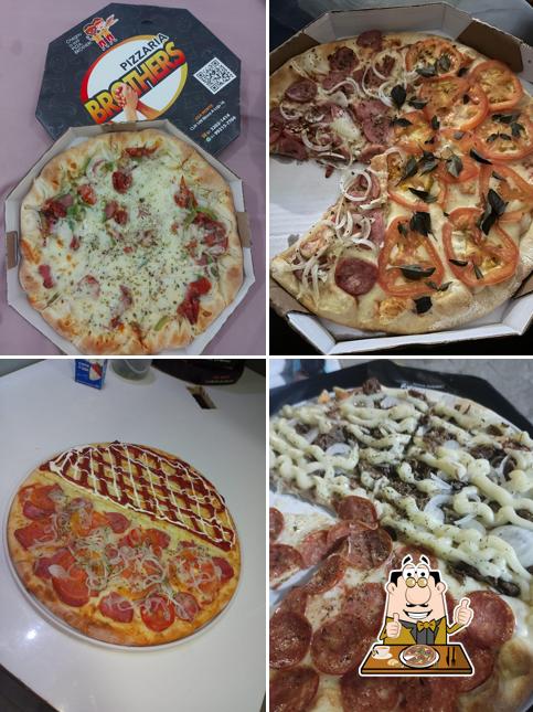 Peça pizza no Brothers Pizzaria e Lanches