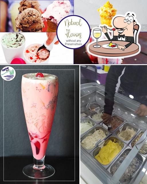 Food at Snow Bite Natural Ice Cream