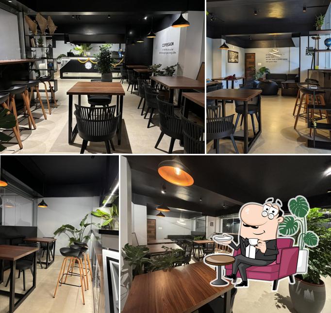 The interior of T' Coffee House - Sadashiv nagar