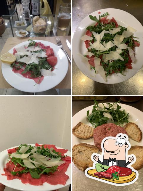 Carpaccio di manzo al Bliss Café