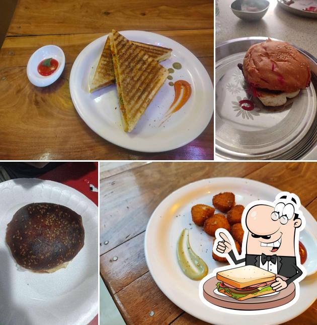 Grilled cheese sandwich at Burger breeze