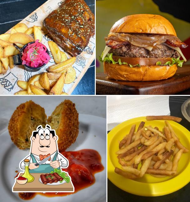 Costelas de porco em Deu Fome Hamburgueria