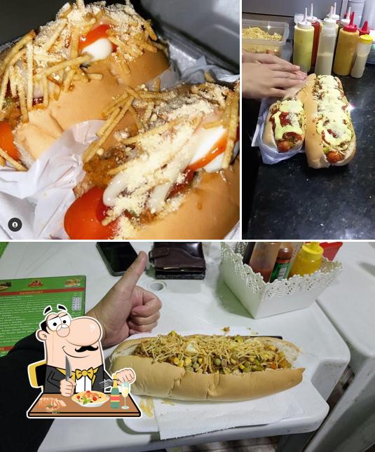 Comida em Hot Dog do Moaci