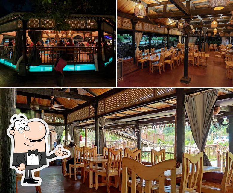 Take a seat at one of the tables at Kitchen Sutra