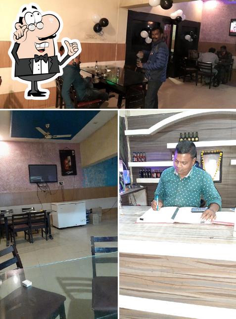 The interior of Maa Sharda Restaurant, bar, lounges