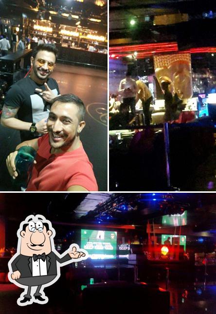 The interior of Club Boudoir