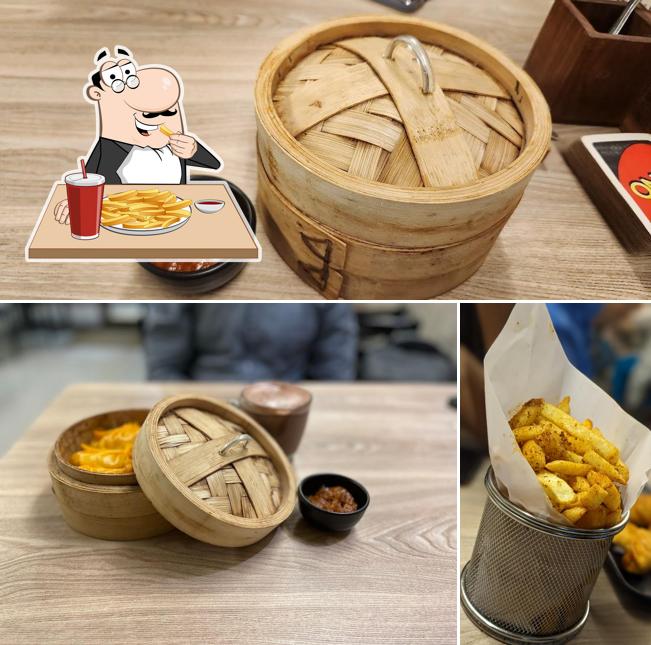 French fries at Brown Barista cafe