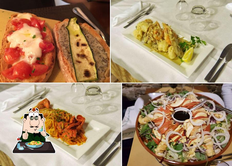 Cibo al Ristorante Vecchia Fano