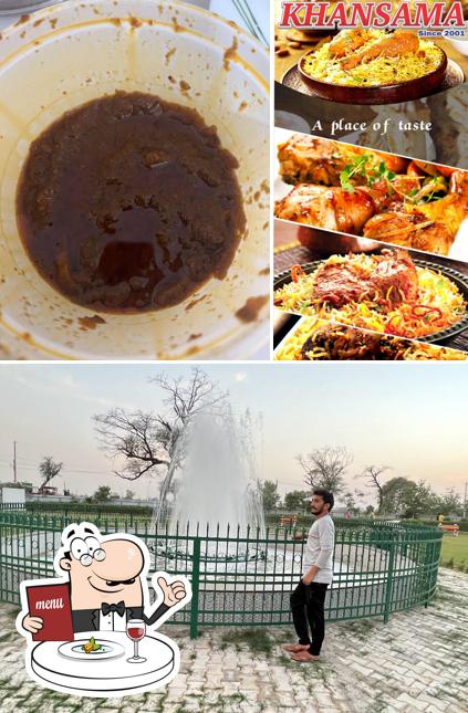 The photo of Khansama’s food and exterior