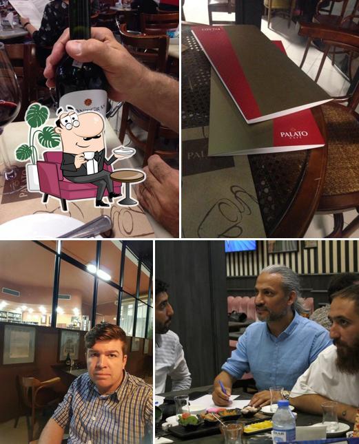 Veja imagens do interior do Palato Café