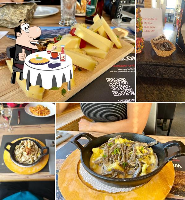 Piatto di formaggi al Restaurant La Chüdera