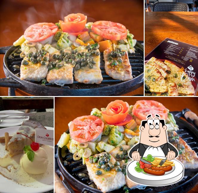 Platos en Dom Churrasco
