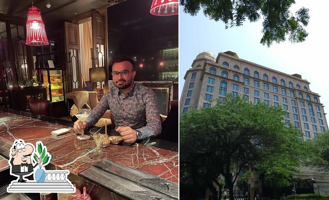 Enjoy the view outside The Library Bar