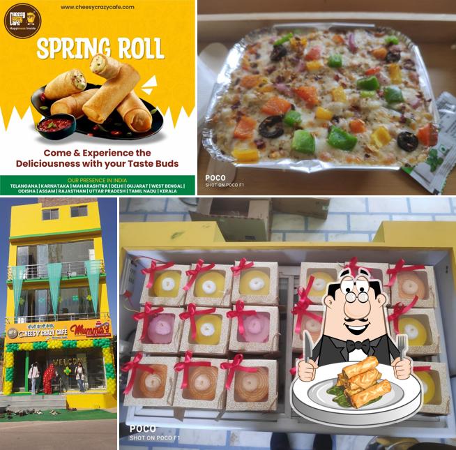 Spring rolls at Cheesy Crazy Cafe / Mumma's Bakery & Sweets