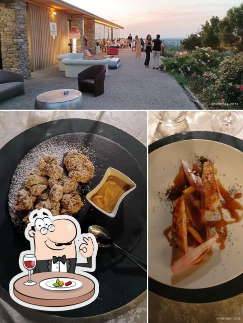 Questa è la foto che presenta la cibo e interni di Az. Agr. Agriturismo Acqua Terra Sole