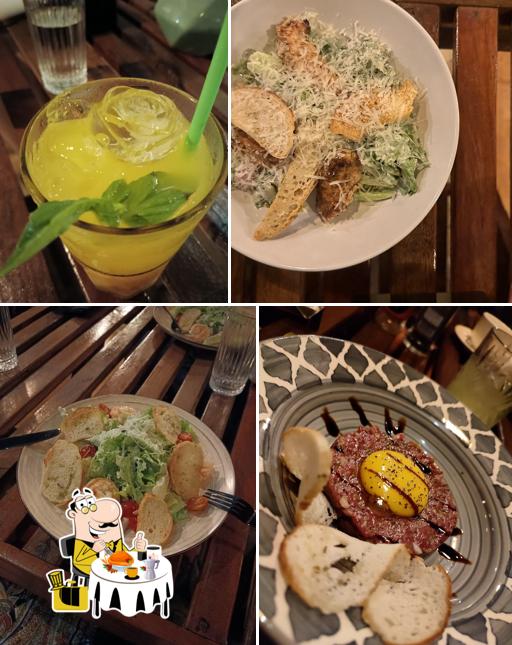 Food at Because restaurant