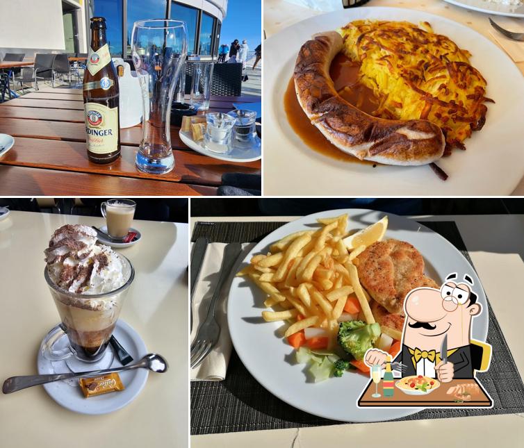 Cibo al Restaurant Piz Nair 10'000 feet