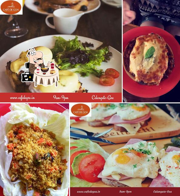 Eggs benedict at Cafe De Goa