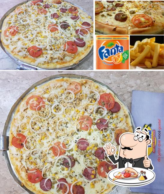 Peça diversos variedades de pizza