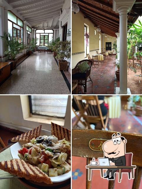 The interior of Malgudi Coffee Shop & Bakery