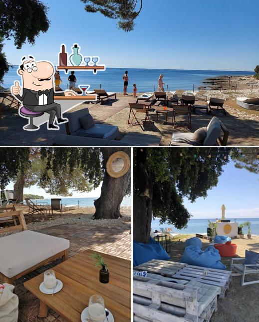 Gli interni di Boho Beach Club By Meneghetti