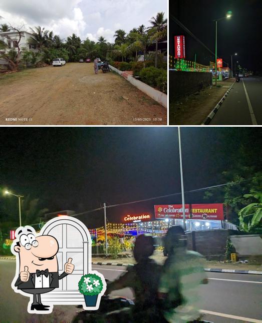 The exterior of The Celebration Restaurant