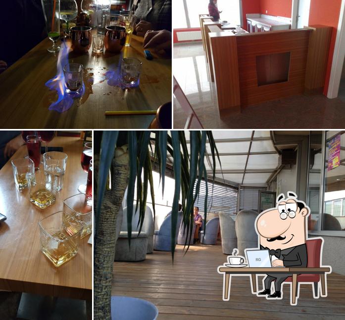 Gli interni di Bar Safir