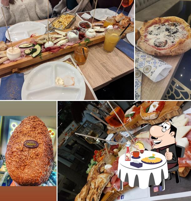 Piatto di formaggi al Caffè Ariosto