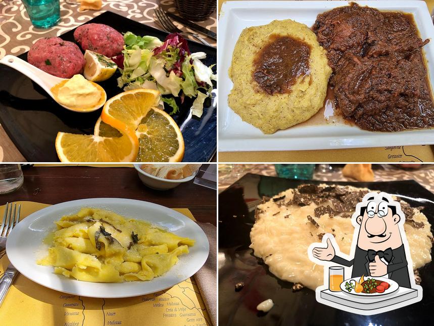 Cibo al Trattoria Due Stelle