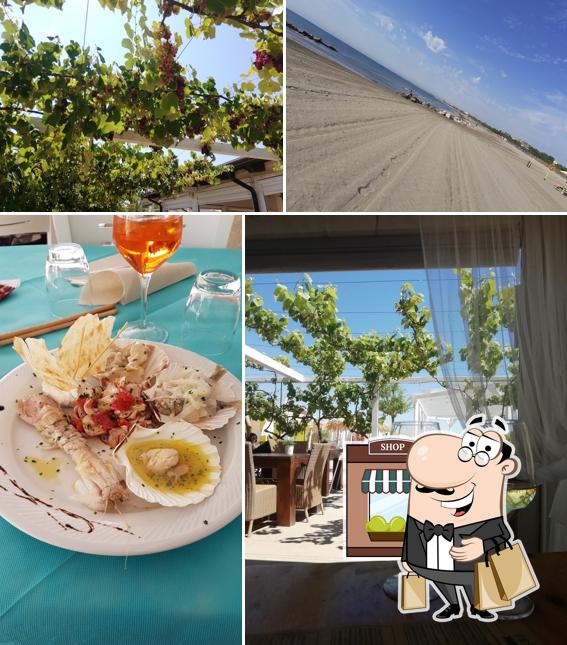 Dai un’occhiata alla immagine che raffigura la esterno e bevanda di Paradise Beach Spiaggia Ristorante Pizzeria