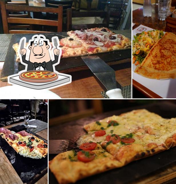 Candeeiro Pizza e Crepe