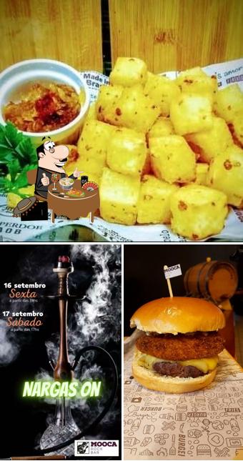 Platos en Mooca Rock Bar