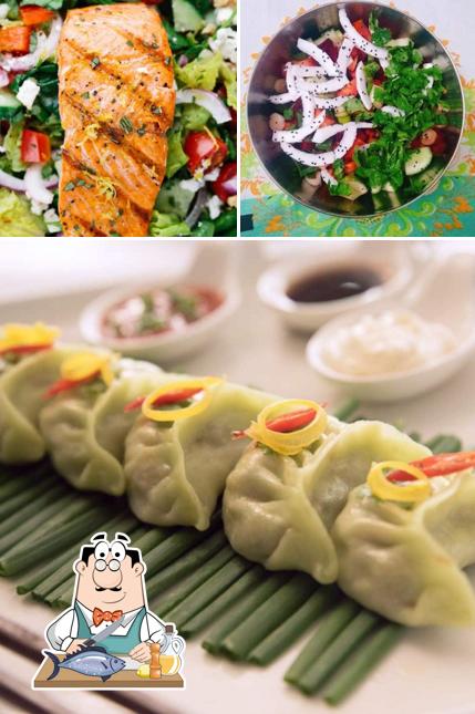 Grilled salmon at Superlean Meals