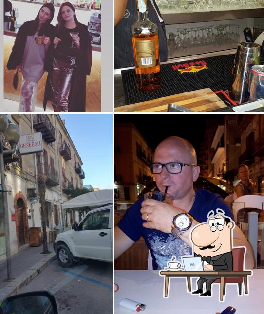 Gli interni di Bar Italia 1957