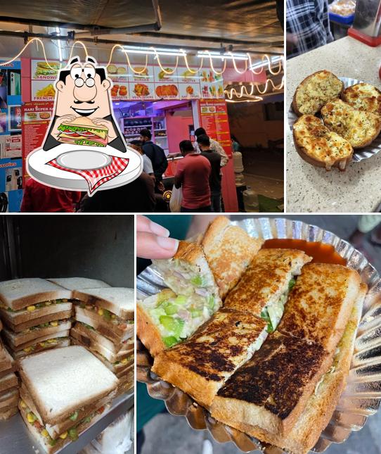 Club sandwich at Hari super sandwich