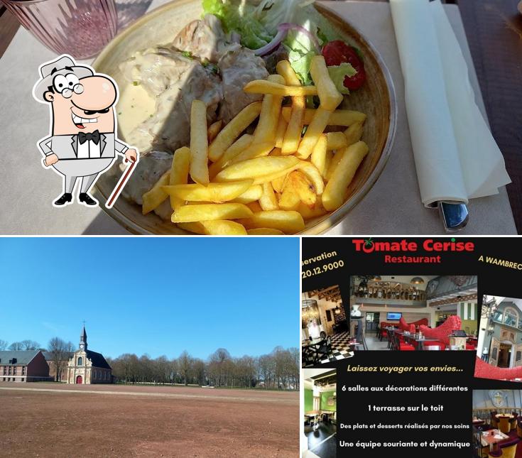 L’image de la extérieur et nourriture concernant RESTAURANT TOMATE CERISE CITY CITADELLE ARRAS