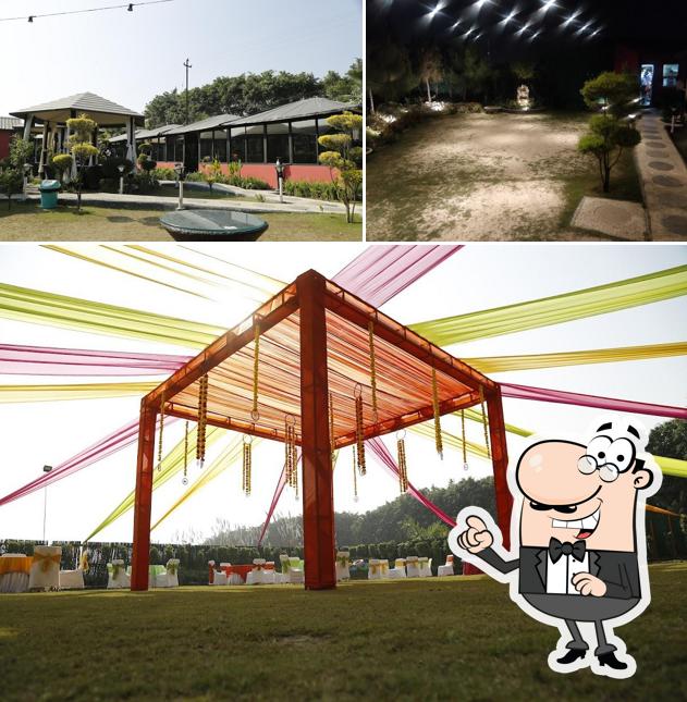 Enjoy the view at the outside area of Trees and Treats