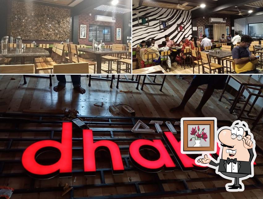 The interior of Atithi Dhaba (Family Restaurant)