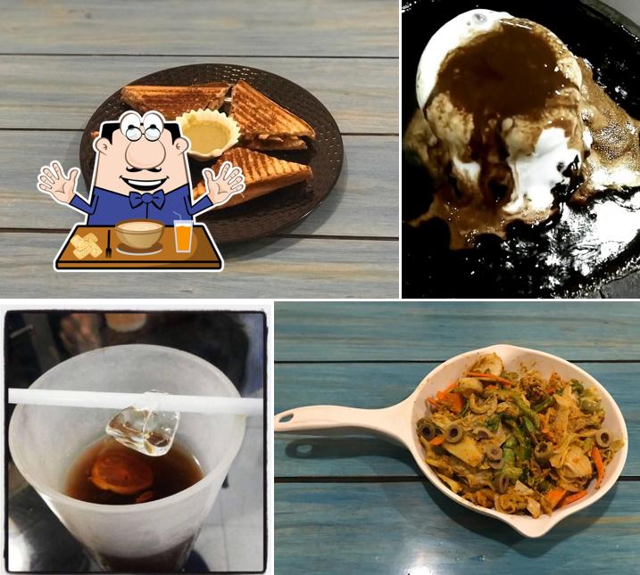 Food at Naughty Angel Cafe