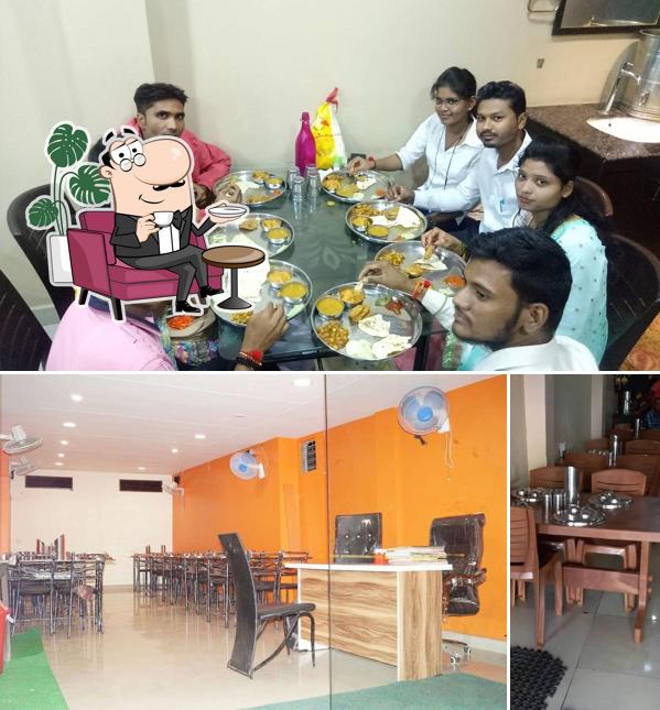 The interior of Rajkamal Mess And Restaurant