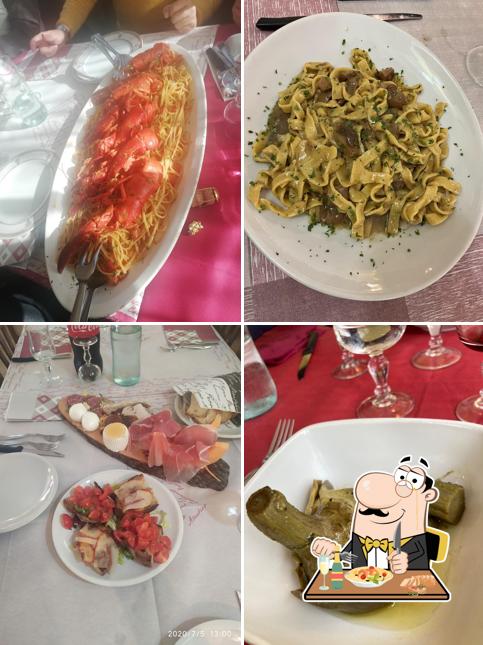 Cibo al Ristorante Cacio e Pepe