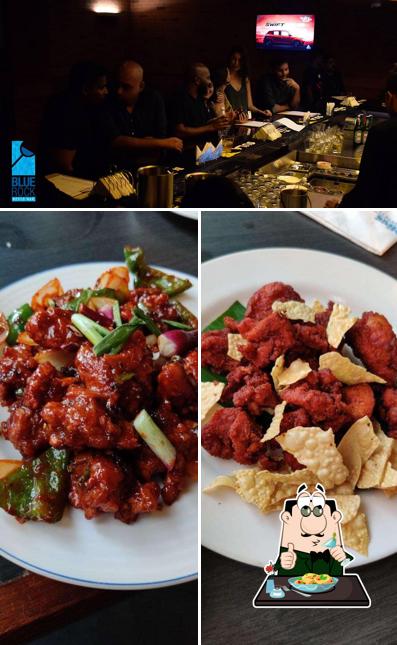 The photo of Blue Rock’s food and bar counter