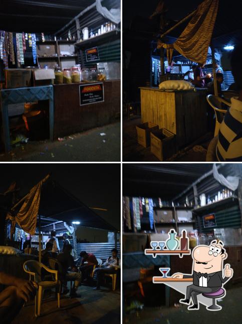 The interior of Late Night Tea Stall