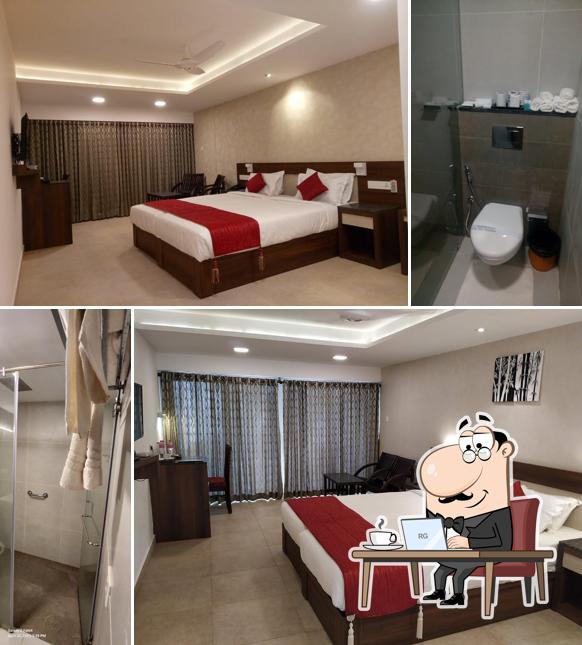 The interior of Hotel Sea Face Kovalam